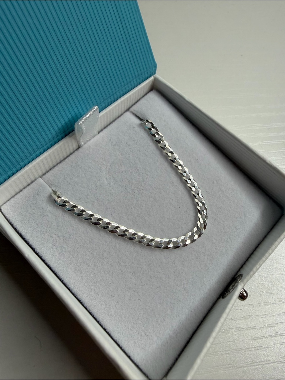 925 Sterling Silver Curb Link Bracelet